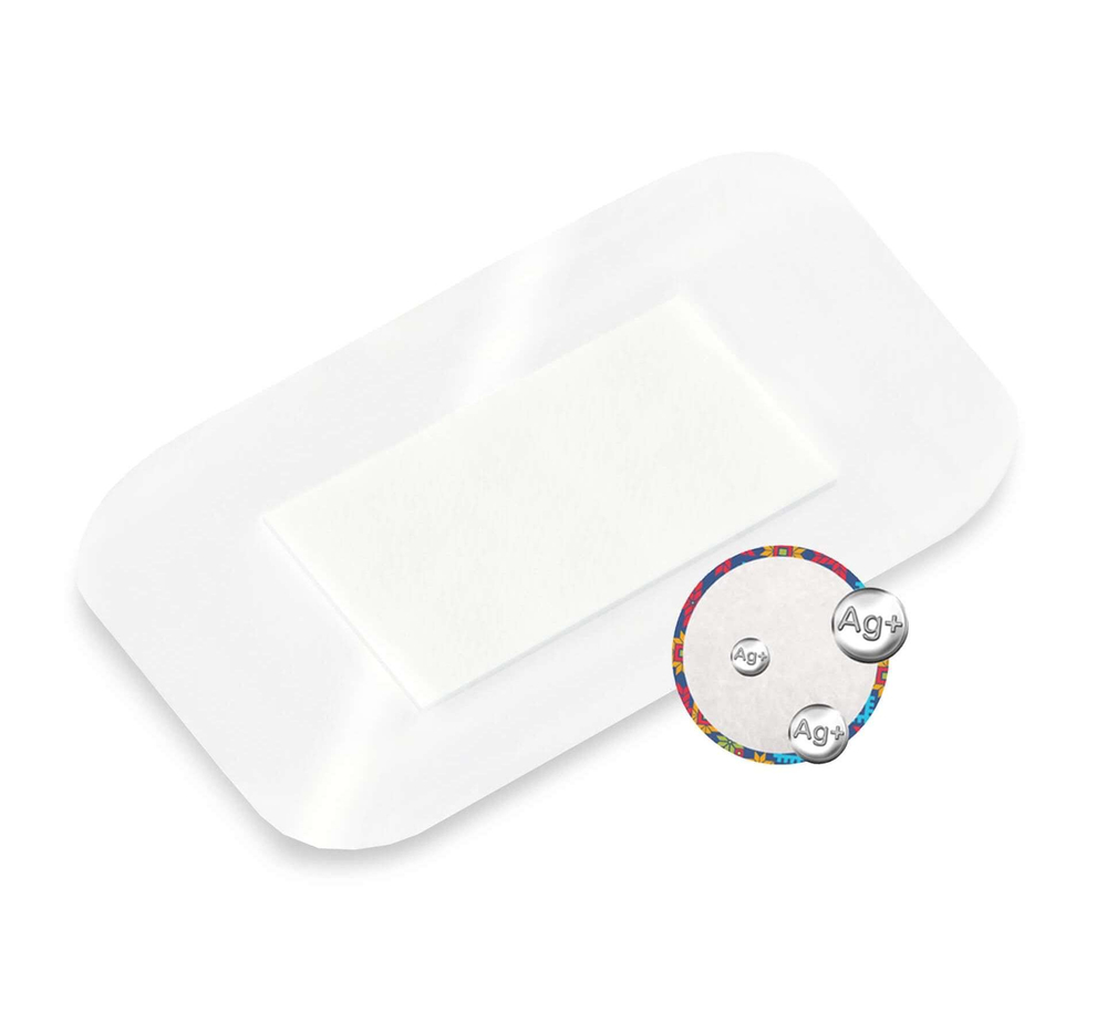 Повязка с серебром послеоперационная на плёнке Барьер Филм Аг+ 10x25 см