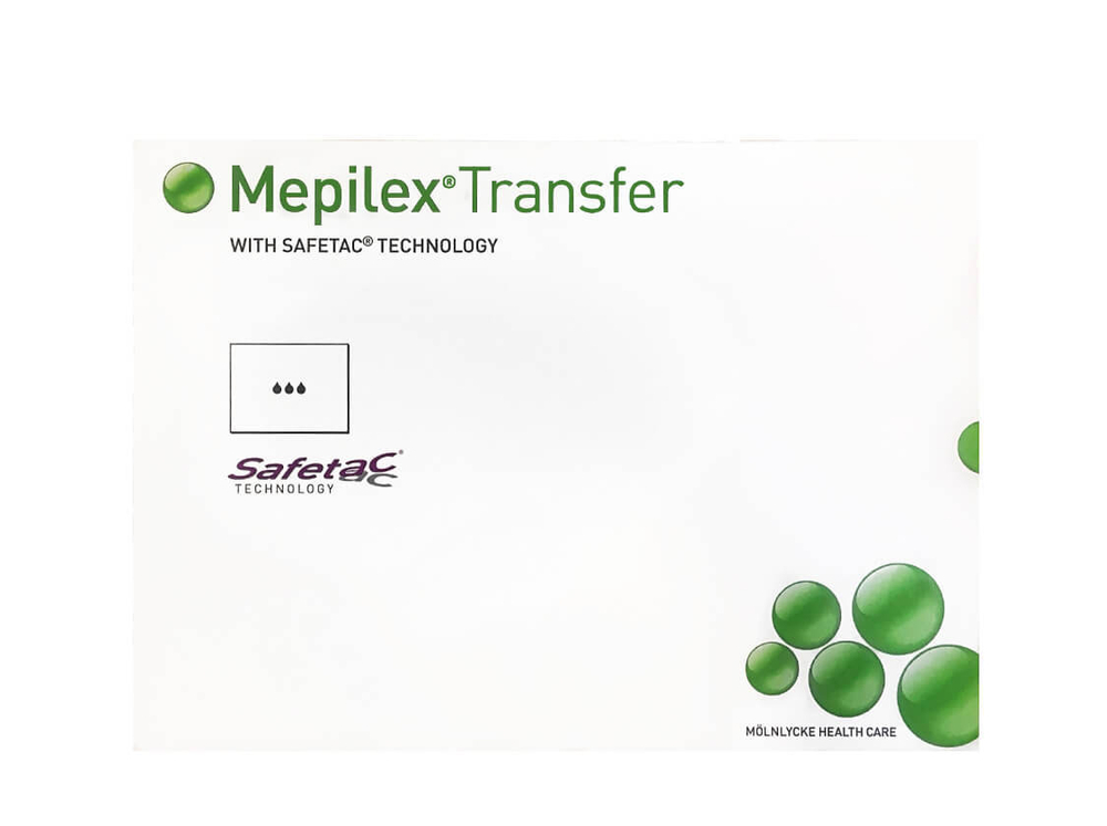 Повязка Мепилекс Трансфер с силиконом 20x50 см