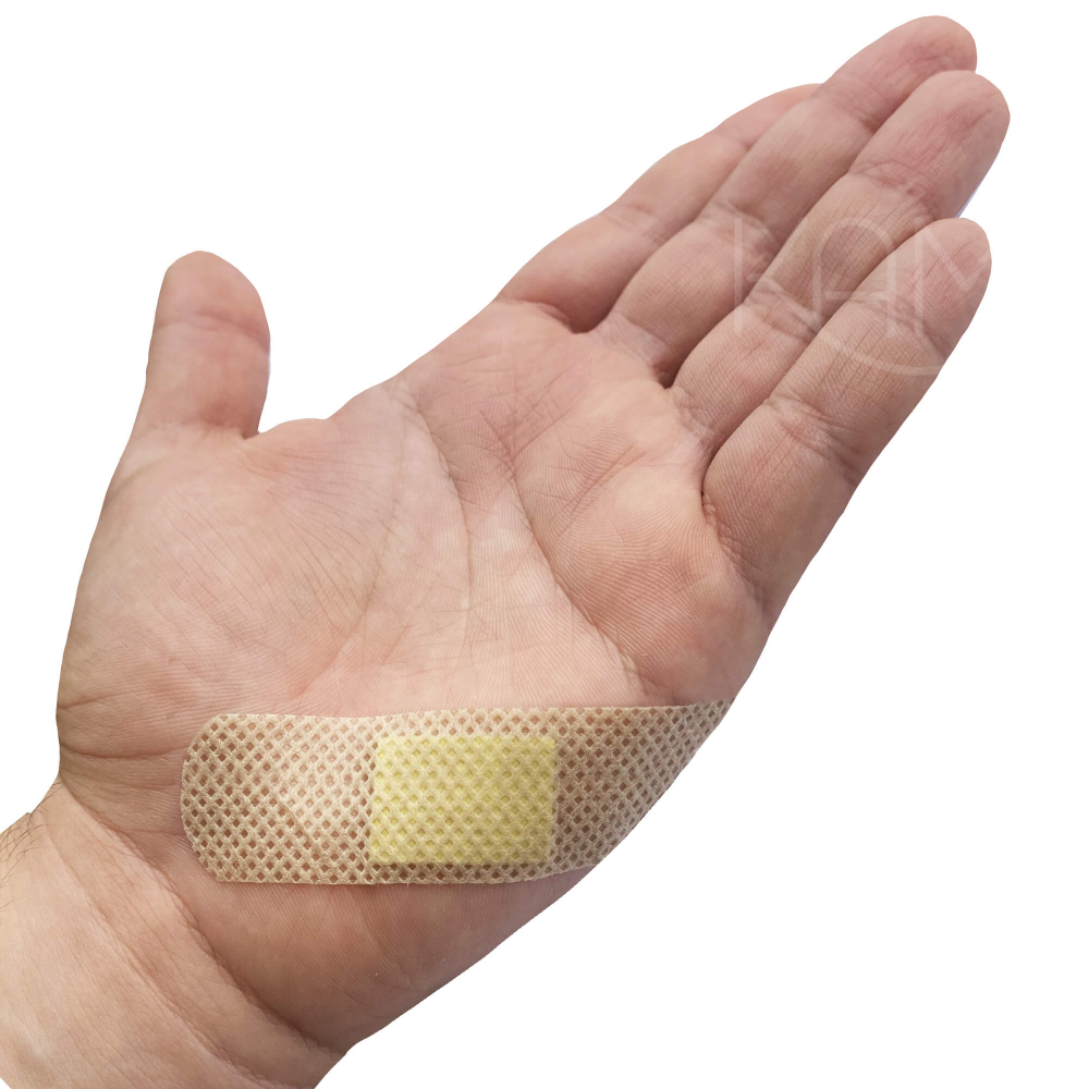 Пластыри бактерицидные нетканые телесные Мультиплекс Деликат 3 размера №15