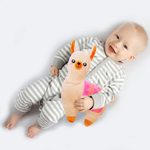 Игрушка-грелка с вишневыми косточками Лама