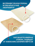 Повязка губчатая впитывающая ПолиФоам 17х17 см