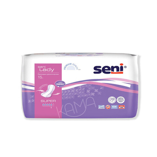 Урологические прокладки для женщин Seni Lady Super/Сени Леди Супер, 15 штук в упаковке