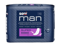 Урологические прокладки для мужчин Seni Men Super/Сени Мен Супер, 10 штук в упаковке