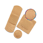 Пластыри бактерицидные тканевые телесные Мультиплекс Эластик 3 размера №15