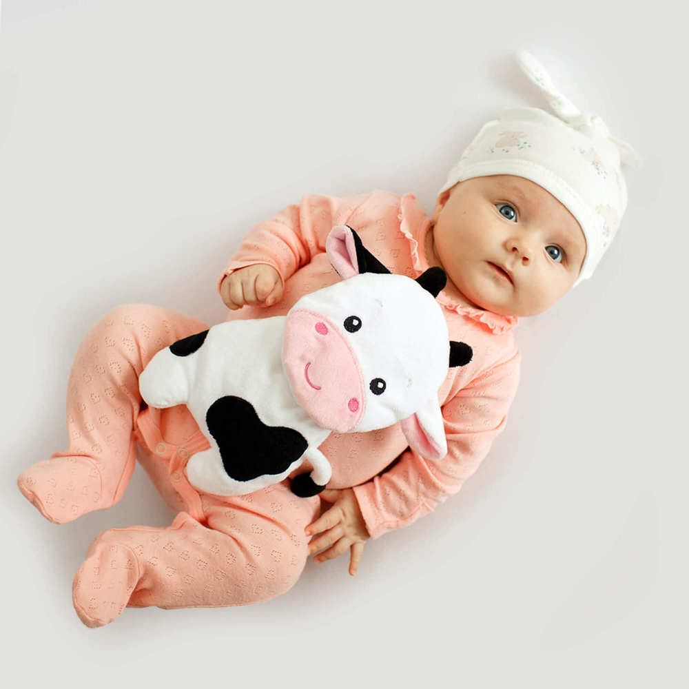 Игрушка-грелка с вишневыми косточками Бычок Му-Му