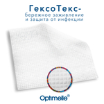 Повязка с хлоргексидином сетчатая ГексоТекс 10х10 см. Набор из 2 штук