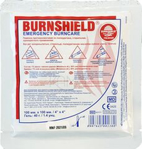 Повязка противоожоговая гидрогелевая c натуральным маслом чайного дерева Burnshield, 10х10см