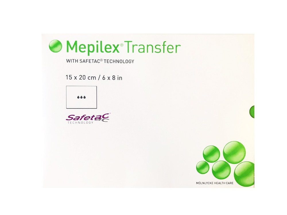 Повязка Мепилекс Трансфер с силиконом 15x20 см