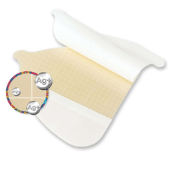 Повязка с серебром гидроколлоидная АкваКолл Аг+ (S=1мм) 20х22 см