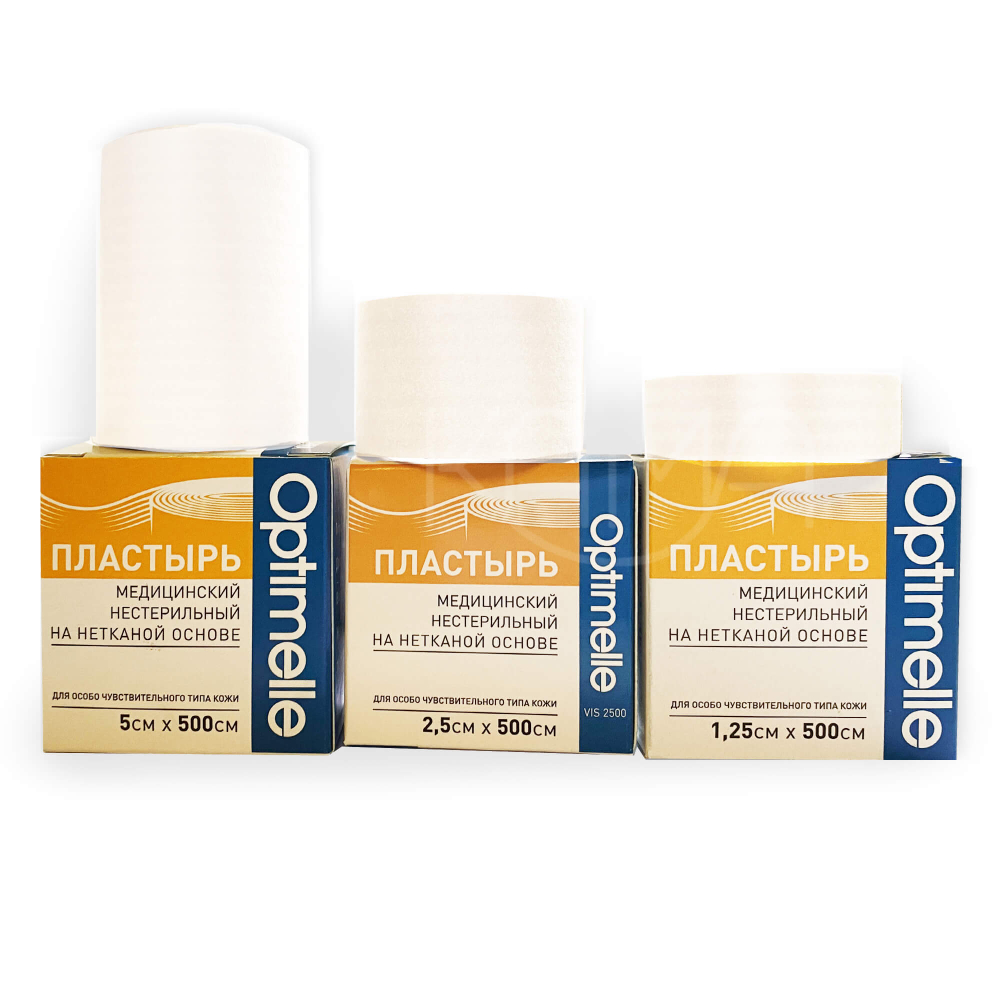 Пластырь на бумажной нетканой основе белый 5см х 5м