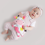 Игрушка-грелка с вишневыми косточками Клубничная Корова