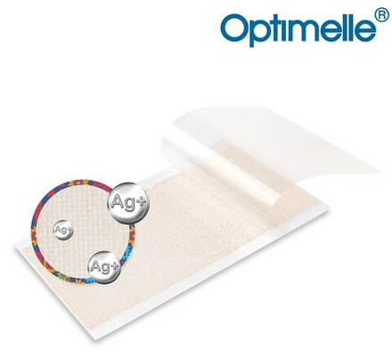 Повязка с серебром сетчатая ПолиТюль Аг+ 10х20 см. Набор из 2 штук