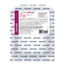 Повязка с серебром на полимерной основе с силиконом СилоФоам Аг+ 10х10 см