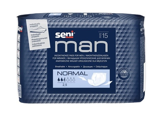 Урологические прокладки для мужчин Seni Man Normal/Сени Мен Нормал, 15 штук в упаковке