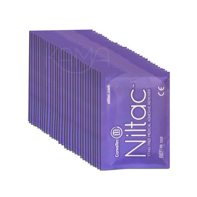 Салфетка-антиклей Нилтак для удаления адгезива с кожи 12х16 см. Набор из 30 штук