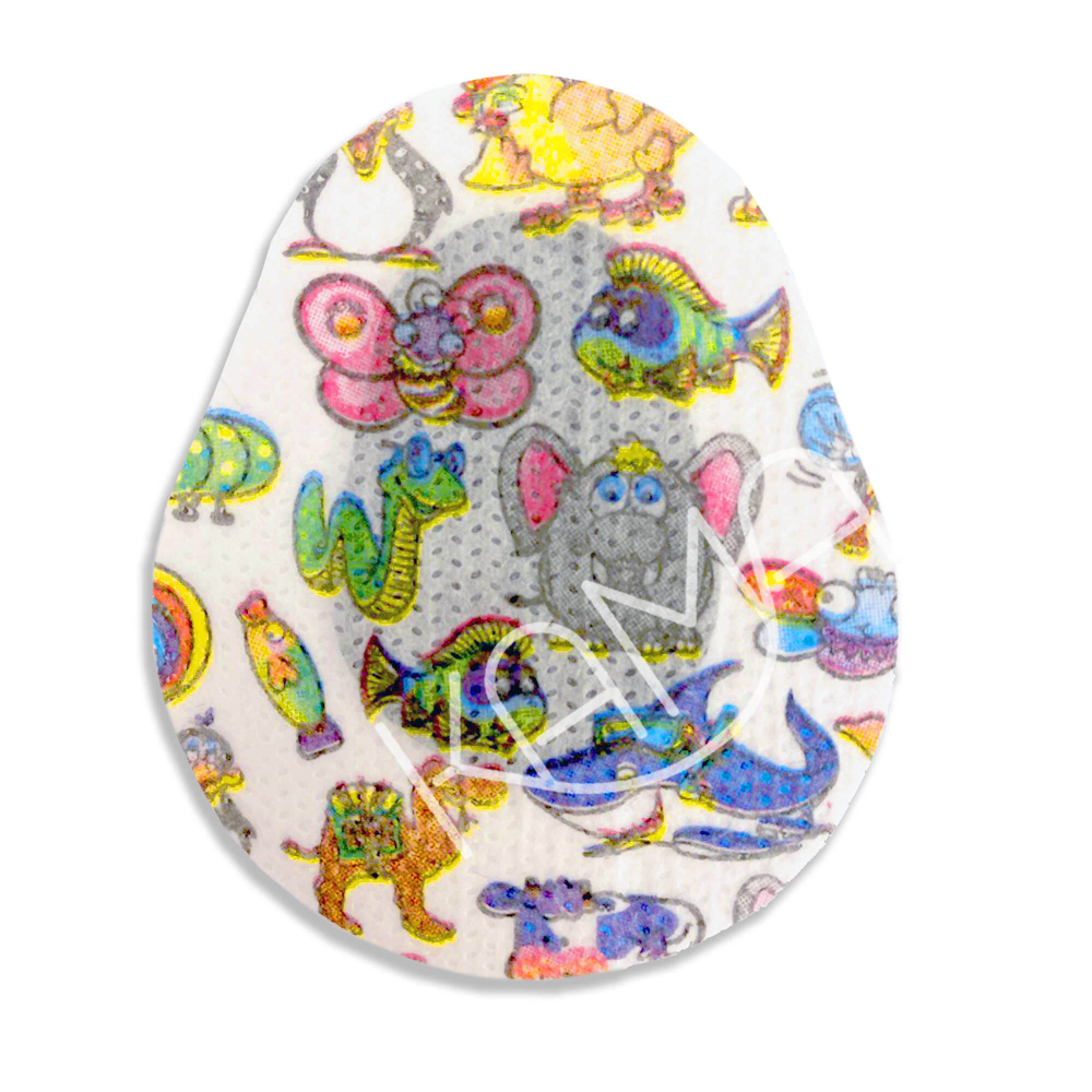 Повязка АйПад К офтальмологическая с рисунками 5,0х6,2 см №10