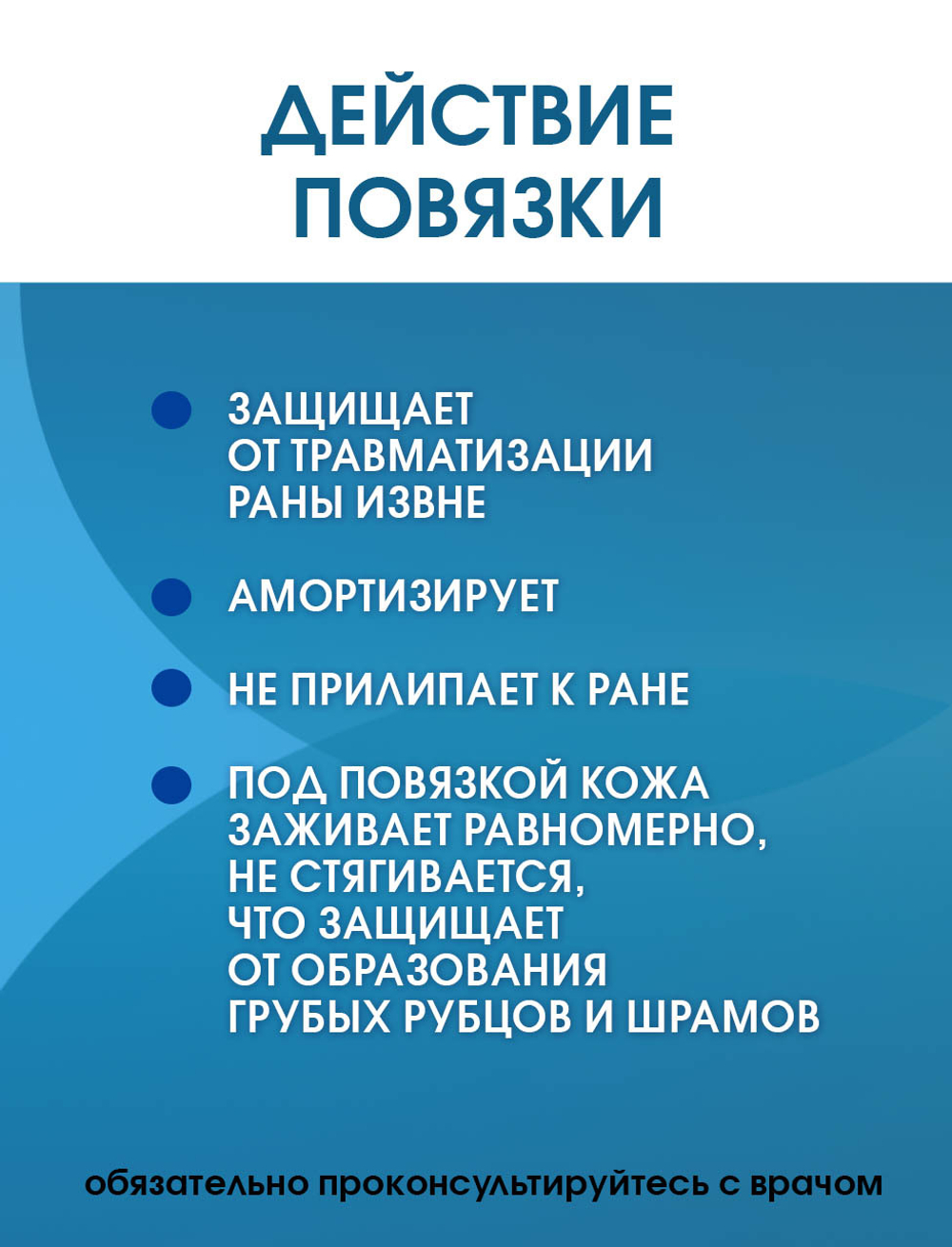 Повязка с силиконом губчатая впитывающая СилоФоам "M" 10х10 см