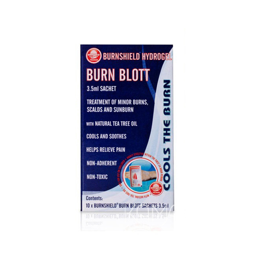 Гель противоожоговый c натуральным маслом чайного дерева Burnshield, саше 3,5мл