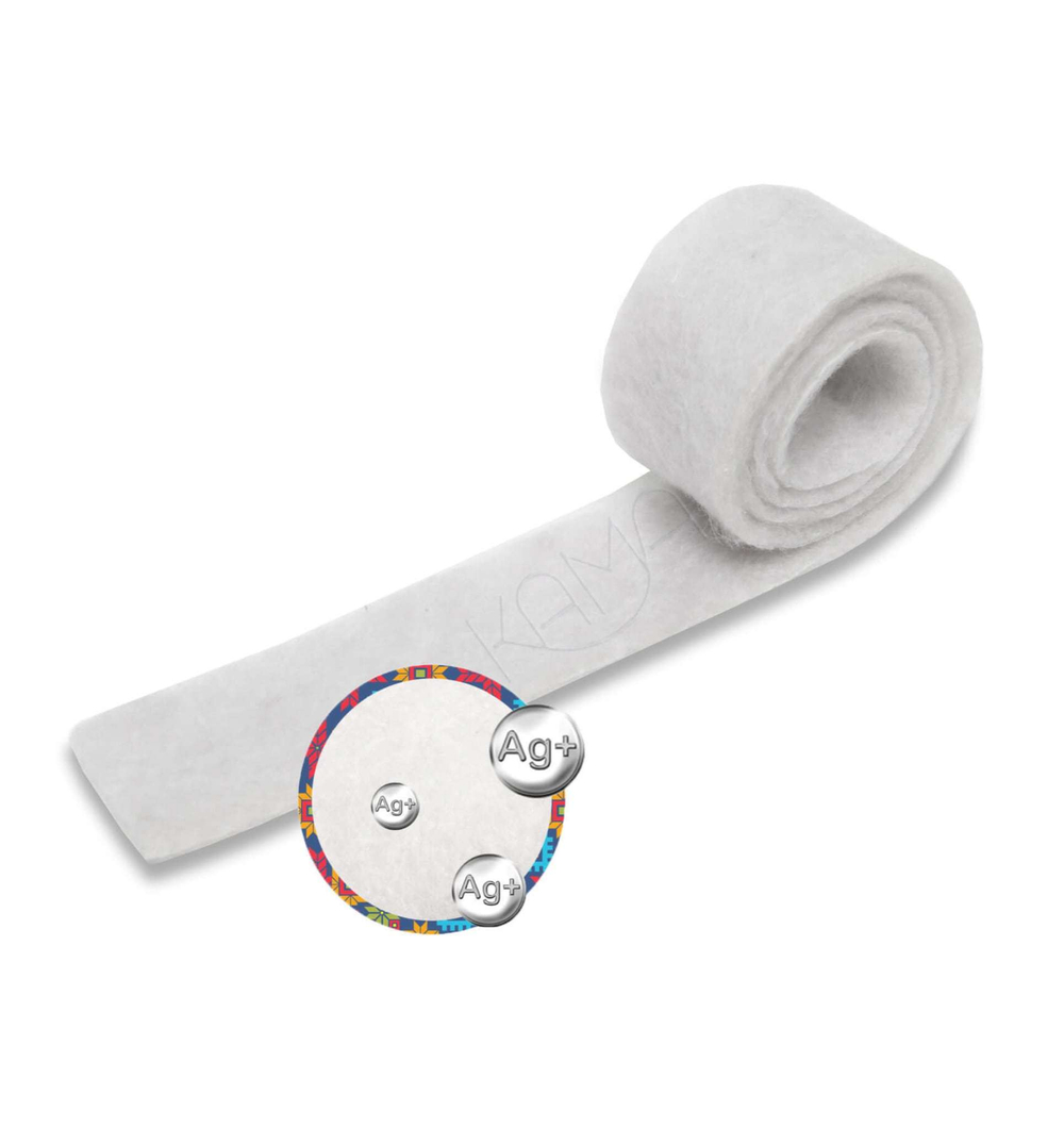 Повязка с серебром гидрогелевая АкваДжелль Аг+ 2х45 см