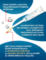 Гидрогель с серебром для сухих ран ДжеллеСорб Аг+ в тубе 15 г