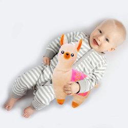 Игрушка-грелка с вишневыми косточками Лама