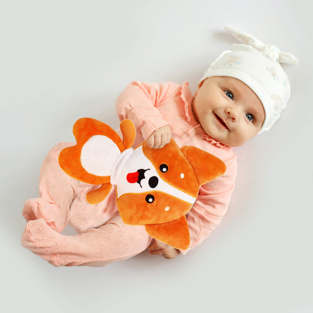 Игрушка-грелка с вишневыми косточками Корги