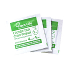 Салфетки спиртовые предынъекционные ЭВЕРСЛАЙФ 4х4 см  №10, 5 уп.