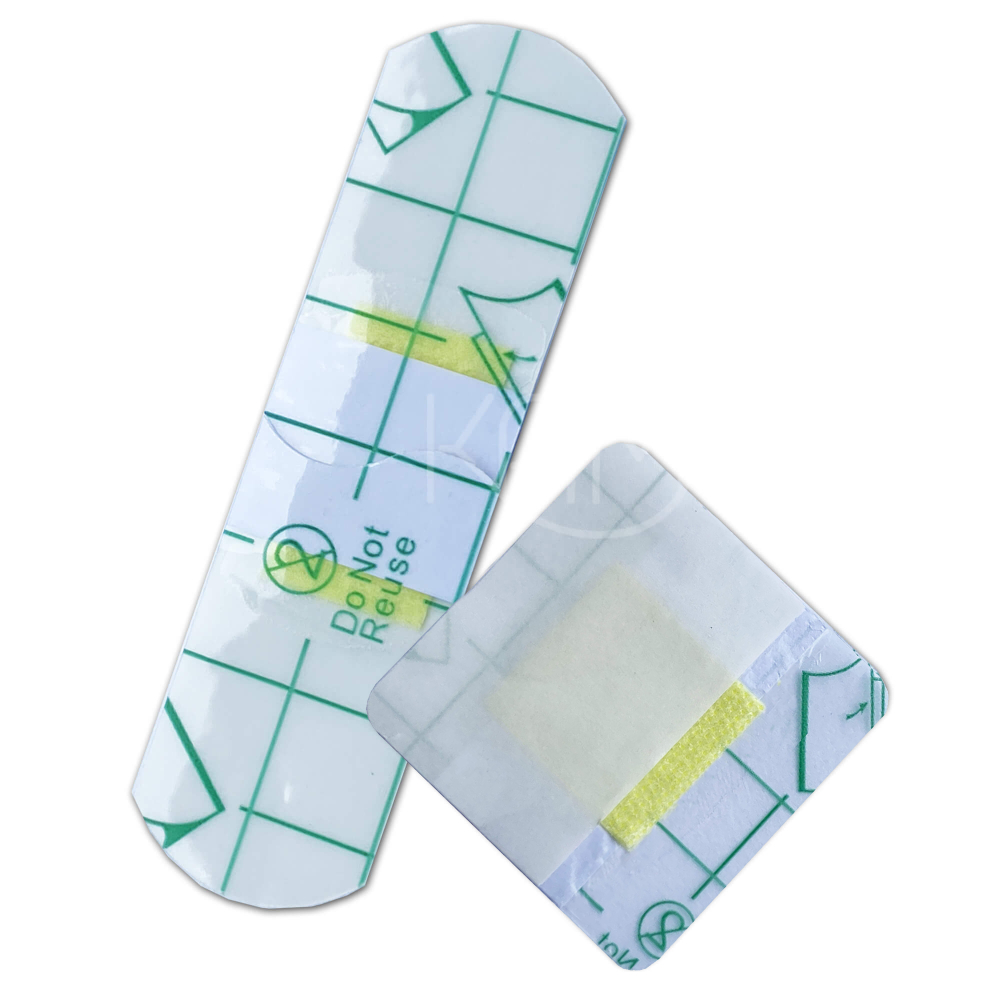 Пластыри водостойкие бактерицидные прозрачные полимерные Мультиплекс Ватерпруф 2 размера №15